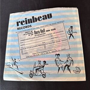 Vintage 1966 Dora Hall Solo Cup 45 Single - Over and Over / Down Town